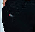 Жіночі класичні прямі джинси чорного кольору Lady N, фото 5