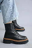 Жіночі зимові черевики на овчині з натуральної шкіри, фото 9