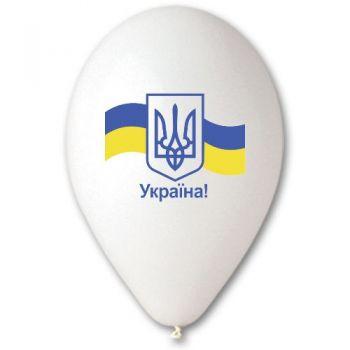 Повітряні кулі 12" 30см "Україна прапор" 3103-1324
