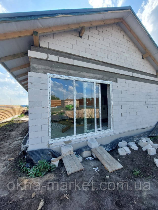 Пластикові розсувні системи WDS у Гостомелі від Вікна Маркет