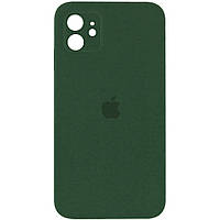 Чохол Silicone Case Square Full Camera Protective (AA) для Apple iPhone 11 (6.1") (Зелений / Cyprus Green)