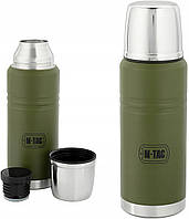Армейский Термос для напитков 0.75 литров с крышкой M-Tac (UN-B04-750A-OD) Нержавеющая сталь