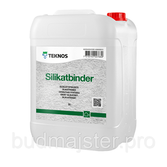 Силікатна грунтовка SILIKATBINDER, 9 л. Б1