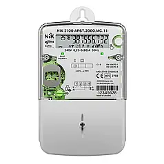 Електролічильник NIK 2100.AP6T.2000.MC.11 однофазний, багатотарифний, 5(80)А(аналог NIK 2100.AP2T.1000.C.11, NIK 2104.1000.MC.11))