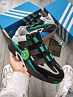 Мужские кроссовки Adidas Niteball Black/Green