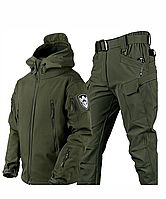 Костюм софтшел Gwild Олива Soft Shell на флісі L