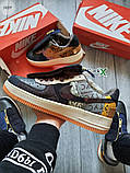 Чоловічі кросівки Nike Air Force 1 Low Travis Scott Cactus Jack, фото 4