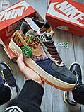 Чоловічі кросівки Nike Air Force 1 Low Travis Scott Cactus Jack, фото 5
