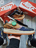 Чоловічі кросівки Nike Air Force 1 Low Travis Scott Cactus Jack, фото 6
