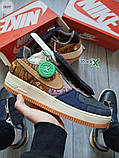 Чоловічі кросівки Nike Air Force 1 Low Travis Scott Cactus Jack, фото 8