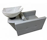 Мийка перукарська "КАНЗАС" із сантехнікою крісло-мийка для перукарів мийки для голови в салонах краси, фото 3