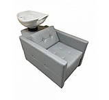 Мийка перукарська "КАНЗАС" із сантехнікою крісло-мийка для перукарів мийки для голови в салонах краси, фото 2