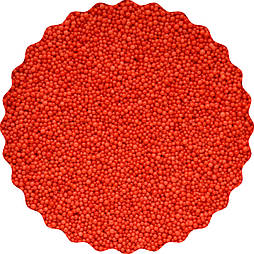 Посипка кондитерська "Червоні кульки 1 мм", 50 гр.