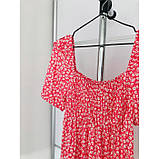 Жіноча футболка туніка Квіти H&M для вагітних р.XS,  86036, фото 2