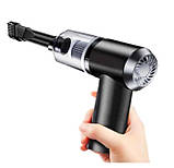 Пилосос автомобільний 2 в 1 Vacuum Cleaner 8696, чорний, фото 3