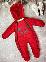 Дитячий демісезонні комбінезон Панда 68 80 розмір для діток від 0 до 18 міс