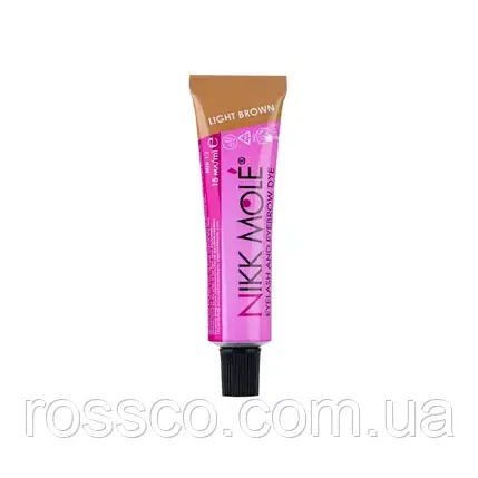 Nikk Mole Фарба в тубі Light Brown Свытло-Коричнева 15 мл, фото 1