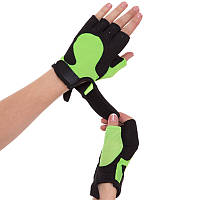 Жіночі рукавички для фітнесу та силових тренувань Zelart SB-161740 (XS-M)