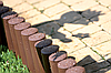 Палісад садовий Prosperplast PALISADA, трубчастий, коричневий, 2,7 м, фото 4