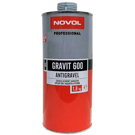Сіре антигравійне покриття Гравітекс Novol Gravit 600 MS 1,8кг, фото 2