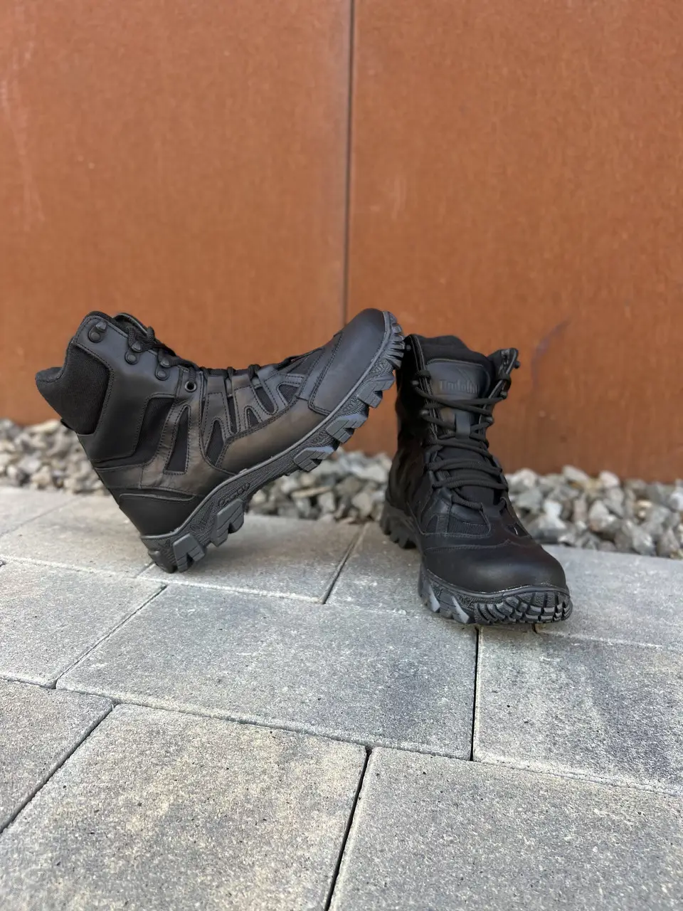 Тактичні Берці Undolini Крейзі Чорні, фото 1