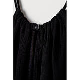 Жіноча чорна майка H&M - 72317 - UK 6 - euro 34, фото 6