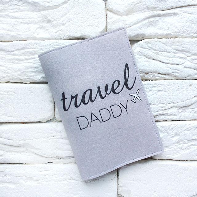 Обкладинка для паспорта Travel Daddy 3 (сірий)