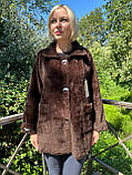 Елегантне пальто з вовни альпака розмір  56-60, фото 3
