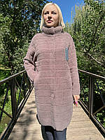 Пальто з вовни альпака вільного крою розмір 48-52