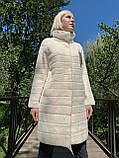 Пальто з вовни альпака розмір 54-58 колір молочний, фото 2