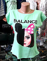 Женская футболка размер 42-48 (в одном размере) BALANCE
