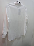 Сорочка J.LONDON жіноча класична бавовна довгий рукав гудзики 50 біла, фото 6