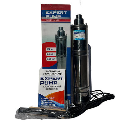 Expert Pump 4QGD 2.1-100-0.55 Свердловинний шнековий насос
