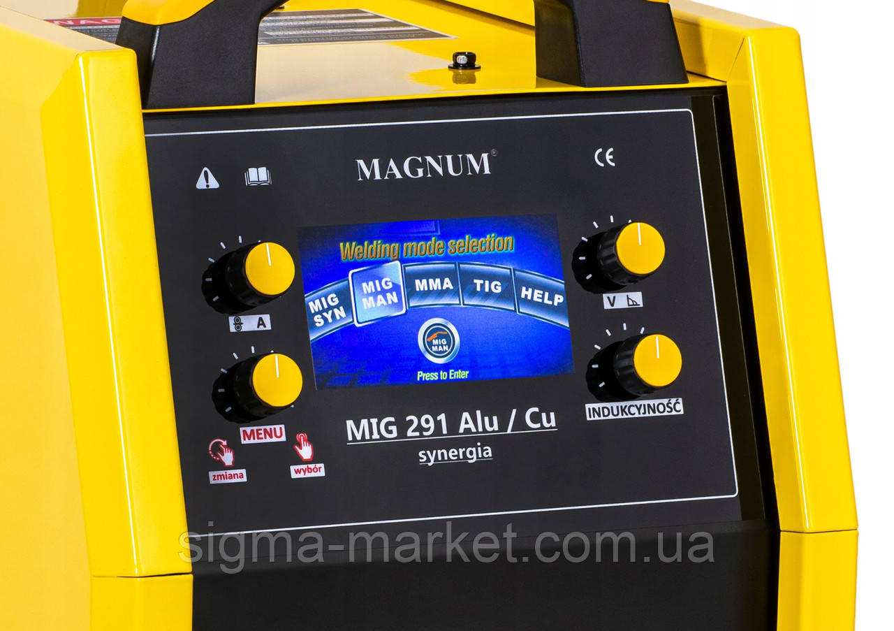 Сварочный аппарат MAGNUM MIG 280 A Synergia LCD MAG - фото 6 - id-p1961165403