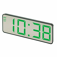 Електронний годинник VST-898-4 USB з термометром і будильником (Зелені цифри)
