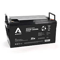 Акумулятор AZBIST Super AGM ASAGM-12650M6, Black Case, 12V 65.0Ah ( 348 х 168 х 178 ) Q1