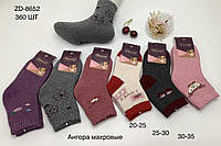 Детские носки зимние ангора махровые "Фенна" размер 20-25, 25-30, 30-35 (от 12 пар)