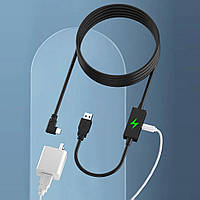 Зарядный кабель Oculus Link с двойным питанием 5 метров USB 3.2, 5 Гбит/с, Meta quest pro\pico4