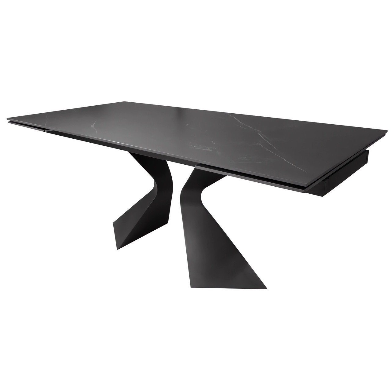 Duna Black Marble стіл розкладної кераміки 180-260 см