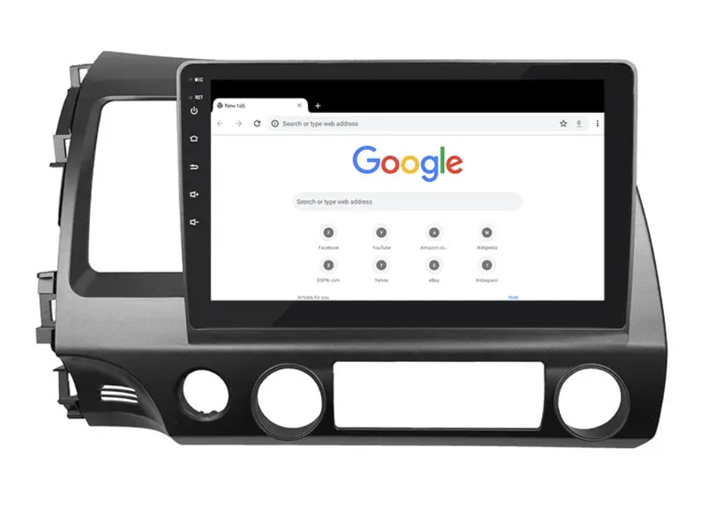 Штатна магнітола Honda Civic 2006-2011 на Android | 10” сенсорний екран, GPS, Bluetooth, Wi-Fi, камера