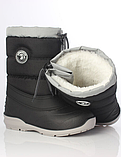 Зимові молодіжні підліткові чоботи на овчині з гумовою калошею Alisa Line чорний розмір 36-41, фото 5