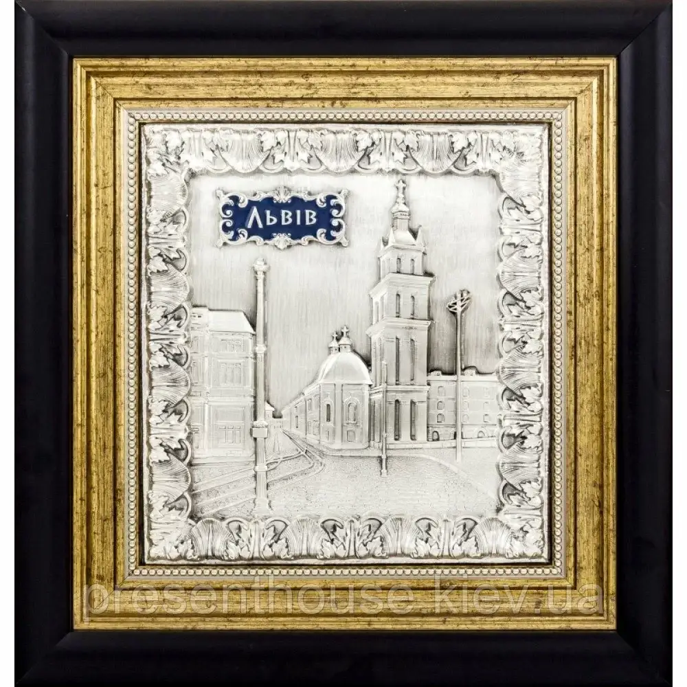 Оригінальний подарунок колаж  "Львів" 295x310мм, фото 1
