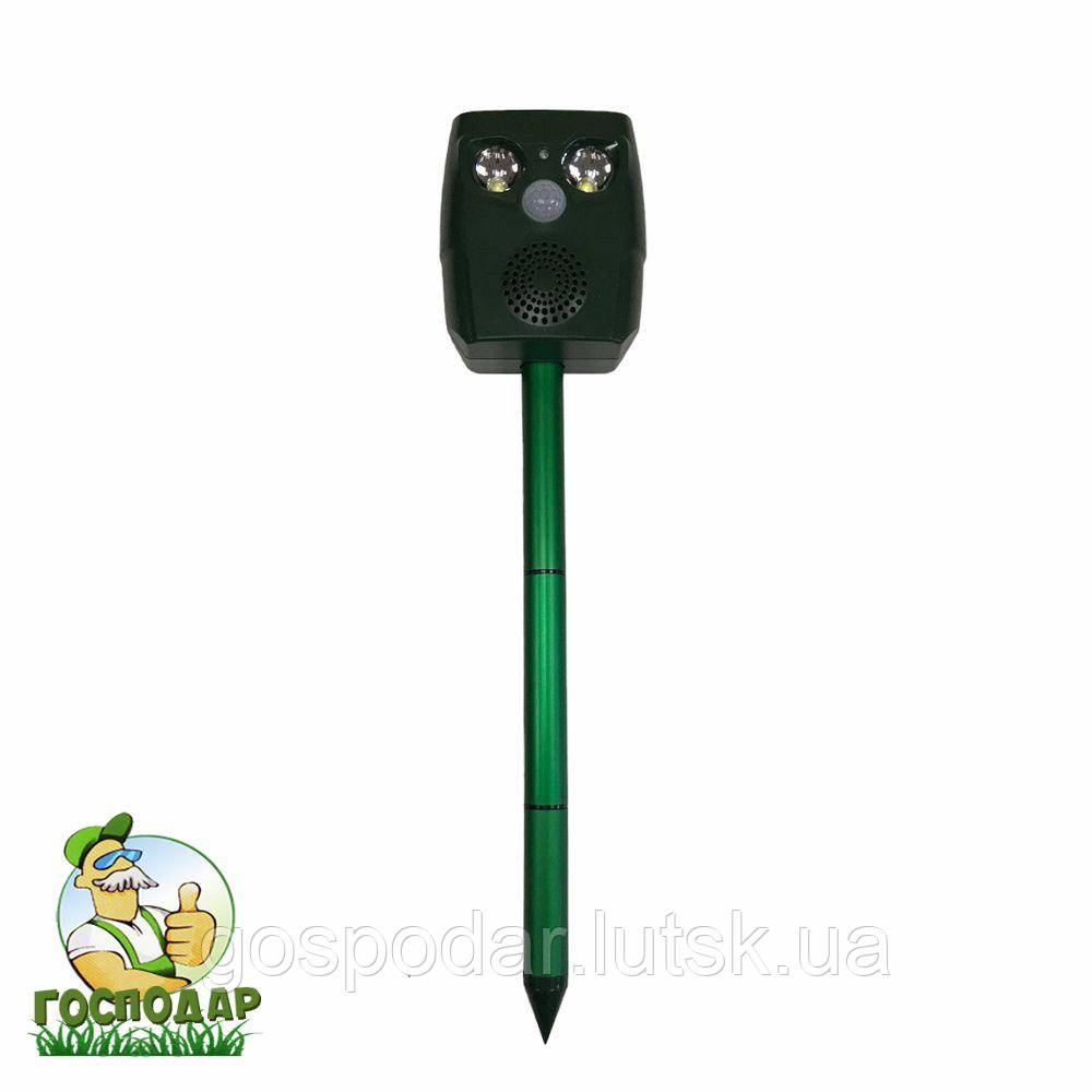 Ультразвуковий відлякувач тварин та птахів на сонячних батареях "СОВА" ECO, фото 1