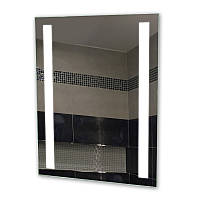 Зеркало в ванную с подсветкой 5 Вт влагостойкое 500х800 мм | размер под заказ 500х800