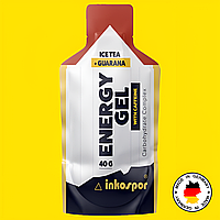 Inkospor Energy Gel 40 г, Предтренировочные комплексы, Мальтодекстрин, Фруктоза, Гуарана, Витамин В1