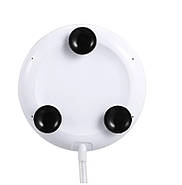 Ультразвукова портативна міні пральна машинка Ultrasonic Turbine-Wash турбіна на присосках Біла, фото 5