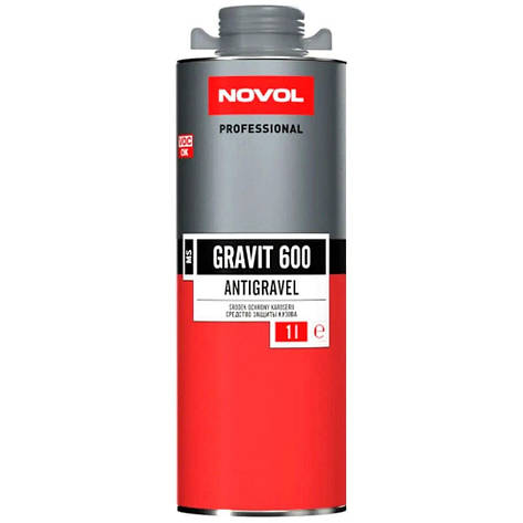 Сіре антигравійне покриття Гравітекс Novol Gravit 600 MS 1л, фото 2