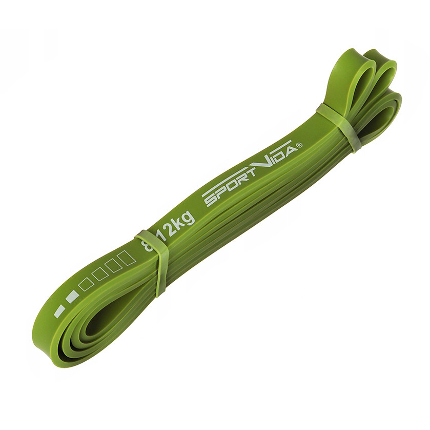 Еспандер-петля SportVida Power Band 15 мм 8-12 кг (резина для фітнесу і спорту) SV-HK0189