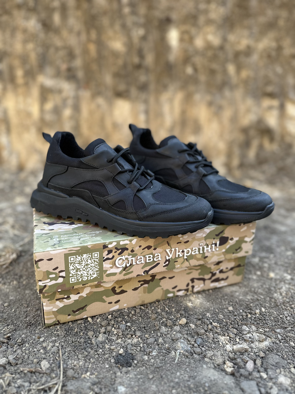 Тактичні Кросівки Торнадо сітка Чорні, фото 1