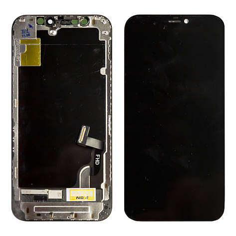 Дисплей APPLE iPhone 12 Mini (IPS) (IN CELL) (ZY) з чорним тачскріном, фото 1